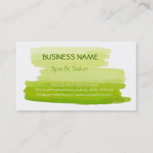 Carte De Visite Spa et Salon Professionnel Élégant Moderne
