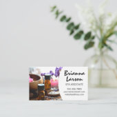 Carte De Visite Spa | Huiles de plantes et sels de bain (Debout devant)