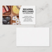 Carte De Visite Spa | Huiles de plantes et sels de bain Stones (Devant / Derrière)