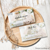 Carte De Visite Spa manuscrit Script Calligraphie Loyauté