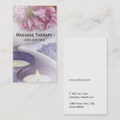 Carte De Visite Spa | massage (Devant / Derrière)