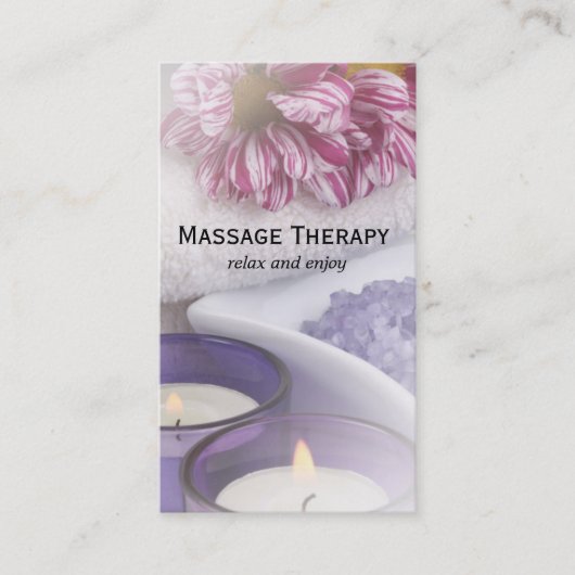 Carte De Visite Spa | massage (Devant)