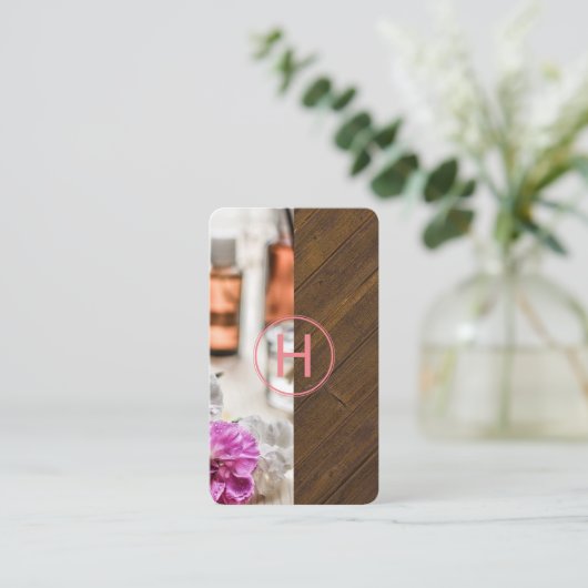 Carte De Visite Spa | Monogramme (Debout devant)