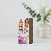 Carte De Visite Spa | Monogramme | Médecine holistique (Debout devant)