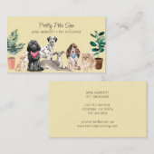 Carte De Visite Spa pour animaux de compagnie (Devant / Derrière)
