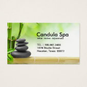 Carte de visite Spa relaxant (Devant)