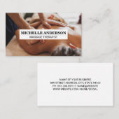 Carte De Visite Spa | Relaxation Massage (Devant / Derrière)