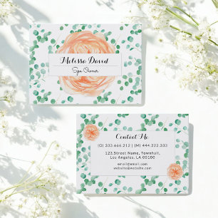 Carte De Visite Spa Salon Wedding planner Floral
