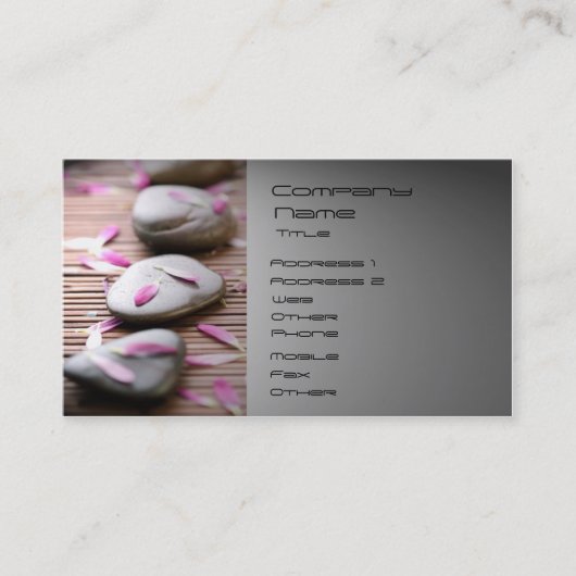 Carte De Visite SPA, santé (Devant)