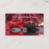 Carte De Visite SPA, santé, massage (Dos)