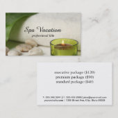 Carte De Visite Spa | Tranquille (Devant / Derrière)