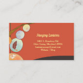 Carte De Visite Spa unique Whimsical Lantern Tree (Dos)