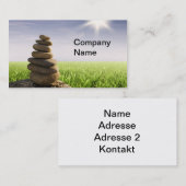 Carte De Visite Spa Wellness Massage business cards (Devant / Derrière)