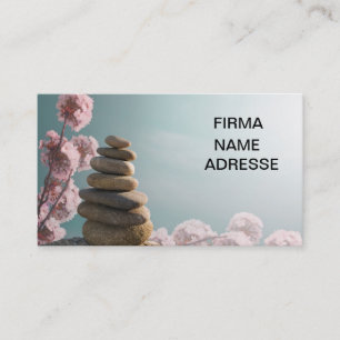 Carte De Visite Spa Wellness Massage business cards