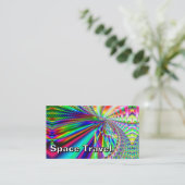 Carte De Visite Space Travel (vous pouvez modifier les mots) (Debout devant)