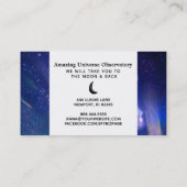 Carte De Visite *~* Space Universe Astéroïdes Comets Cosmos (Dos)