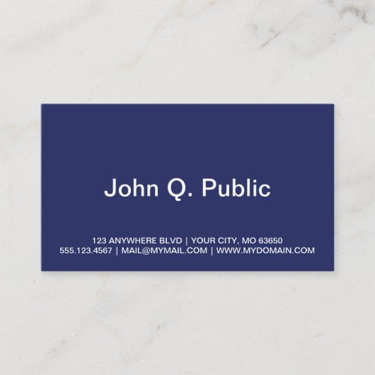 Carte De Visite Spacey Atlanta (Devant)