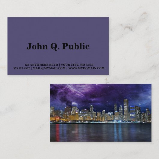 Carte De Visite Spacey Chicago (Devant / Derrière)