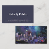 Carte De Visite Spacey Seattle (Devant / Derrière)
