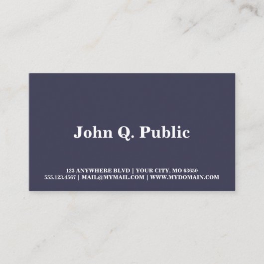 Carte De Visite Spacey Seattle (Devant)