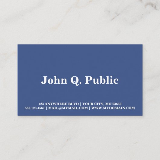 Carte De Visite Spacey St. Louis (Devant)