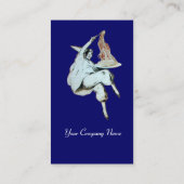 Carte De Visite SPAGHETTI PARTY CUISINE ITALIENNE, RESTAURANT bleu (Dos)