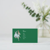 Carte De Visite SPAGHETTI PARTY ITALIAN KITCHEN, RESTAURANT rouge (Debout devant)