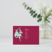 Carte De Visite SPAGHETTI PARTY ITALIAN KITCHEN, RESTAURANT rouge (Debout devant)