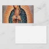 Carte De Visite Spanish Guadalupe Mary Funeral Prayer Holy (Devant / Derrière)