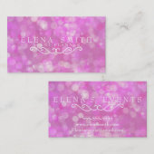 Carte De Visite Sparkle Bokeh (Devant / Derrière)