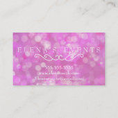 Carte De Visite Sparkle Bokeh (Dos)