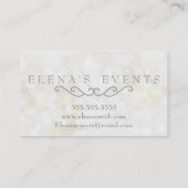 Carte De Visite Sparkle Bokeh (Dos)