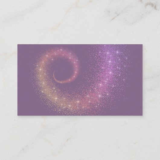 Carte De Visite Sparkle Fairy Maid House Cleaning Services Entrepr (Dos)