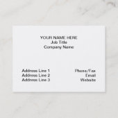 Carte De Visite Sparkle Gold Double Bonheur - Round (Dos)