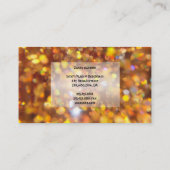 Carte De Visite SPARKLE Party Planner Artiste Designer Card (Dos)