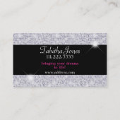 Carte De Visite Sparkle & Shine Designer Intérieur :Carte de visit (Dos)