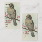 Carte De Visite Sparrow Vintage (Devant / Derrière)