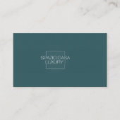 CARTE DE VISITE SPAZIO CASA LUXURY (Devant)