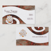 Carte de visite spécial EarthSwirl (Devant / Derrière)