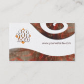 Carte de visite spécial EarthSwirl (Dos)