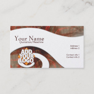 Carte de visite spécial EarthSwirl