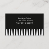 Carte De Visite Spécialiste coiffeur | Barbier (Dos)