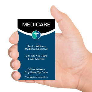 Carte De Visite Spécialiste des soins médicaux Medicare
