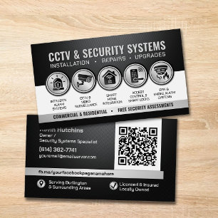 Carte De Visite Spécialiste des systèmes de vidéosurveillance et d