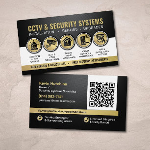 Carte De Visite Spécialiste des systèmes de vidéosurveillance et d