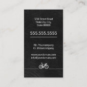 Carte De Visite Spécialiste du vélo (Dos)