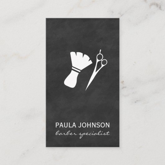 Carte De Visite Spécialiste en barbier (Devant)