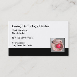 Carte De Visite Spécialiste en cardiologie Soins cardiaques Médica