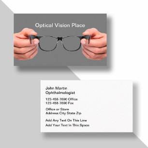 Carte De Visite Spécialiste en soins oculaires ophtalmologue
