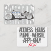 Carte De Visite Spécialistes faits sur commande (Devant / Derrière)